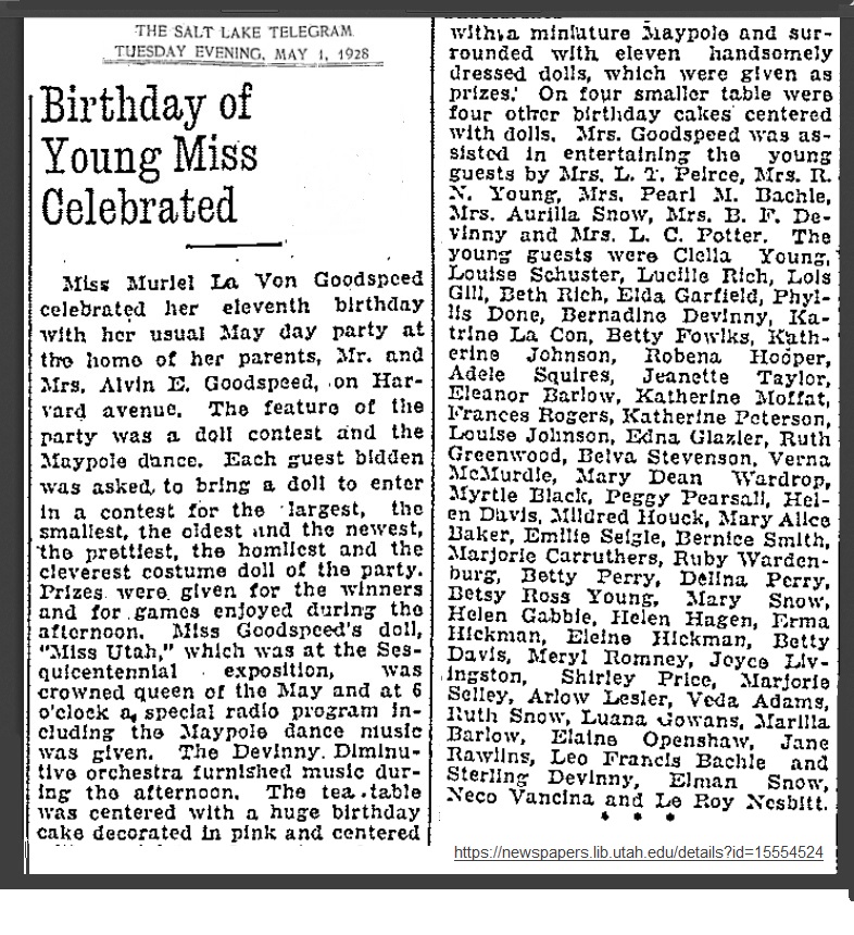 1559 Harvard 1928 Maypole article