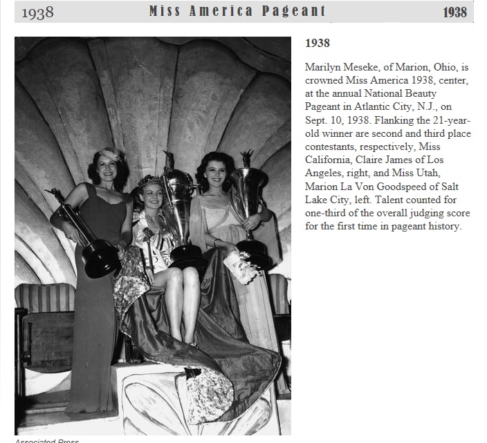Muriel Miss America 1938